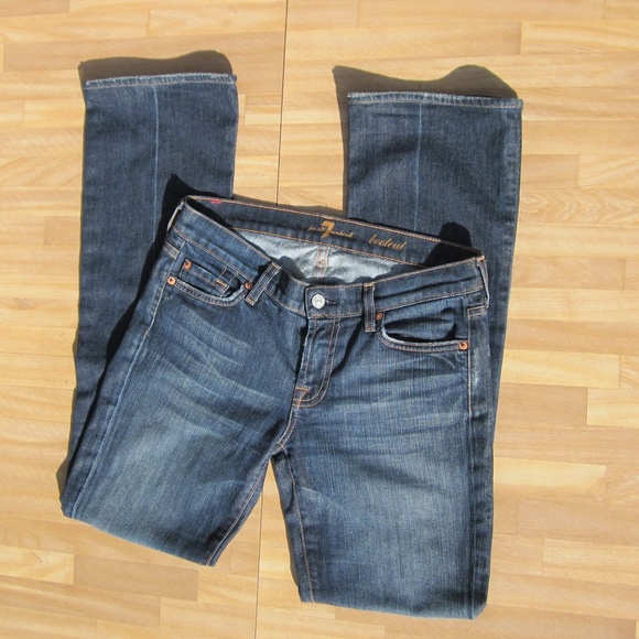 7 for all Mankind Denim - 7 For All Mankind Med Wash Bootcut Jeans 29